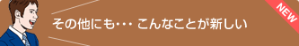 その他にも・・・こんなことが新しい