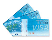 VISAギフト券3,000円分
